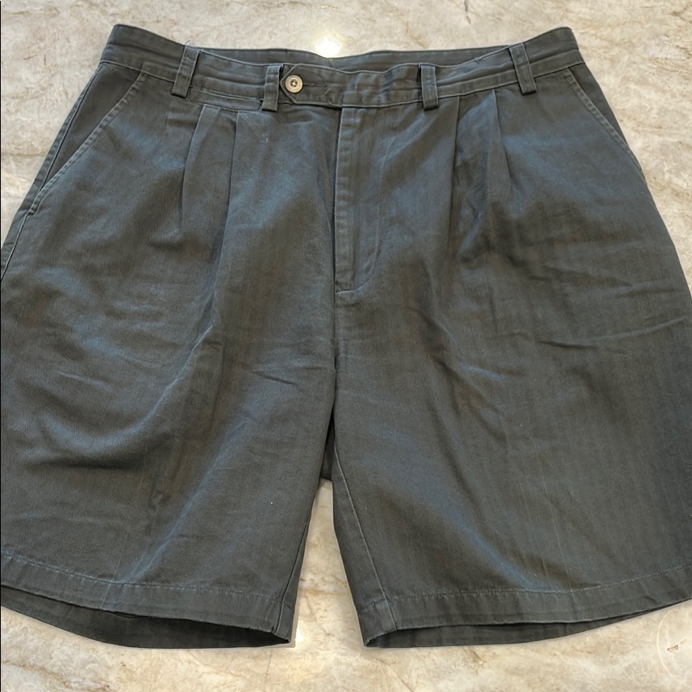 MEN'S SALE Greg Norman‎ Collection Bermuda Shorts | Dark Green | Men’s 36 Waist